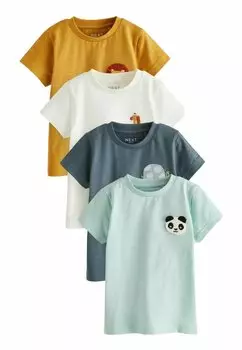 Футболка с принтом CHARACTER SHORT SLEEVES 4 PACK Next, цвет multi