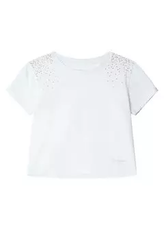 Футболка с принтом CHARLENE Pepe Jeans, белый