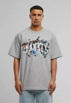 Футболка с принтом CHECK PLEASE ARC Market, серый