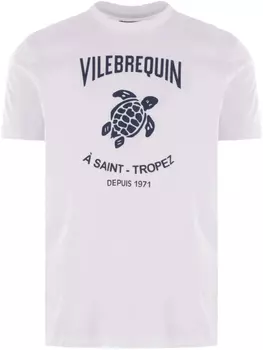 Футболка с принтом черепахи Vilebrequin, белый