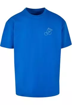 Футболка с принтом CHERRY HEAVY OVERSIZE Merchcode, цвет cobalt blue