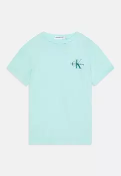 Футболка с принтом CHEST MONOGRAM Calvin Klein Jeans, цвет blue tint