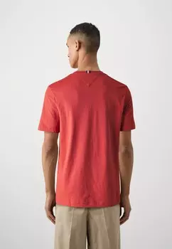 Футболка с принтом CHEST STRIPE TEE Tommy Hilfiger, красный