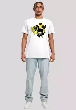 Футболка с принтом CHIBI BATMAN SWINGING ROUND NECK F4NT4STIC, белый
