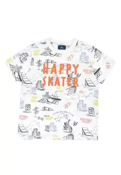 Футболка с принтом Chicco, цвет white