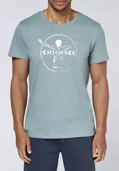 Футболка с принтом Chiemsee, бирюзовый