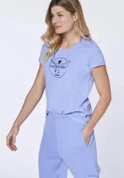 Футболка с принтом Chiemsee, фиолетовый