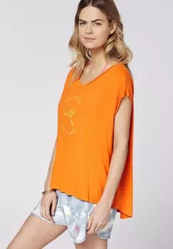 Футболка с принтом Chiemsee, оранжевый