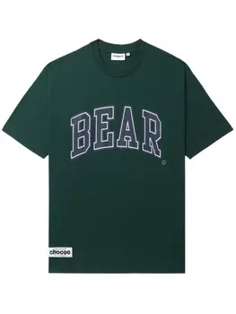 Футболка с принтом CHOCOOLATE, зеленый