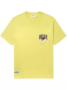 Футболка с принтом CHOCOOLATE, желтый