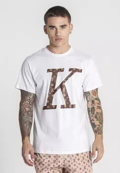 Футболка с принтом CHOKO Gianni Kavanagh, белый