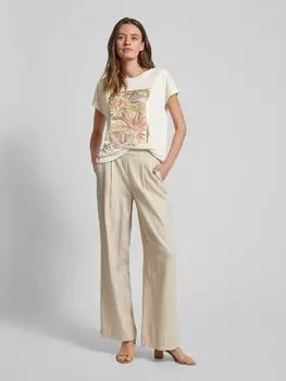 Футболка с принтом Christian Berg Woman, песочный