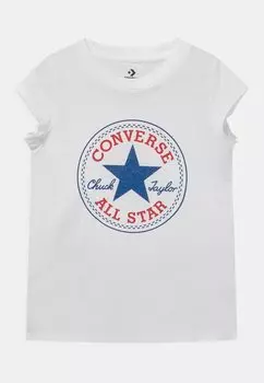 Футболка с принтом Chuck Patch Converse, белый