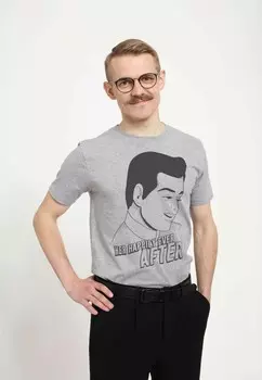 Футболка с принтом CINDERELLA ROMANTIC CHARMING UNISEX Disney, цвет Mottled Light Grey