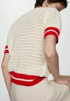 Футболка с принтом CINQUE Mango, красный