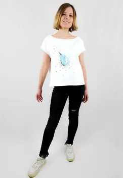 Футболка с принтом CircleStances, белый