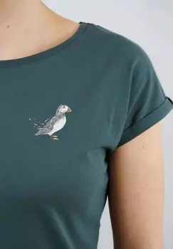 Футболка с принтом CircleStances, зеленый