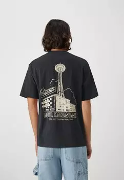 Футболка с принтом Citee Hotel Unisex Manastash, черная