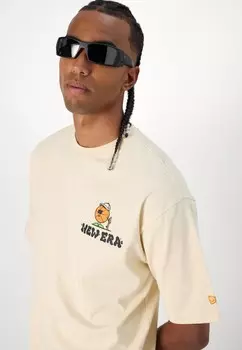 Футболка с принтом CITY GRAPHIC TEE New Era, бежевый