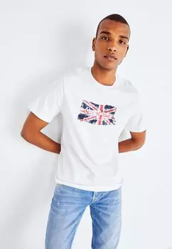 Футболка с принтом CLAG Pepe Jeans, цвет white
