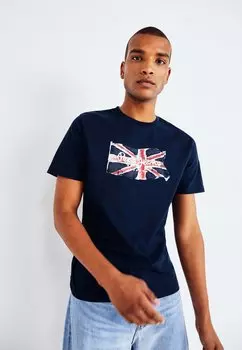 Футболка с принтом CLAG Pepe Jeans, цвет dulwich blue