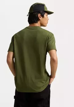 Футболка с принтом CLASSIC FIT POLO BEAR JERSEY T SHIRT Polo Ralph Lauren, оливковый