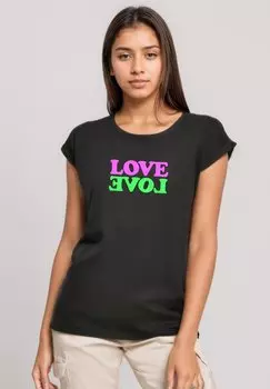 Футболка с принтом CLASSIC ROLL UP D-LOLO Be Famous, черный