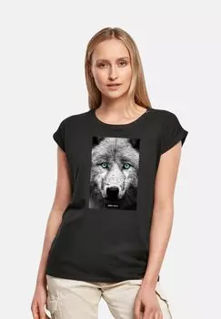 Футболка с принтом CLASSIC ROLL UP D-BIKEA Be Famous, черный