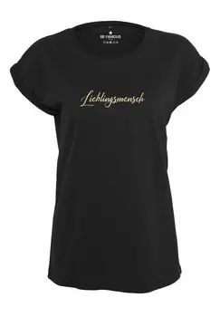 Футболка с принтом CLASSIC ROLL UP LIEBLING Be Famous, черный