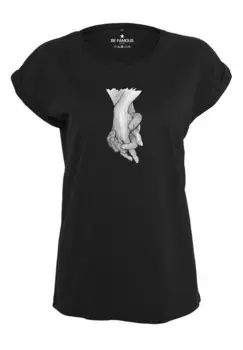 Футболка с принтом CLASSIC ROLL UP TOGEPHO Be Famous, черный