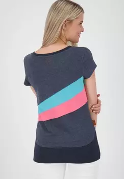 Футболка с принтом CLEAAK alife & kickin, темно-синий