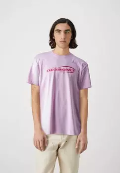 Футболка с принтом Cleptomanicx, цвет pastel lavender