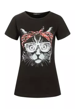 Футболка с принтом Cloud 5ive, черный