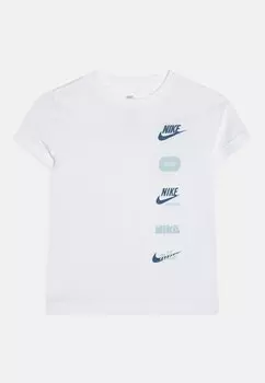 Футболка с принтом CLUB BADGE TEE Nike Sportswear, цвет white