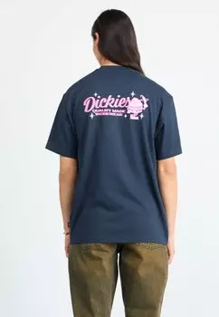 Футболка с принтом COALTON TEE Dickies, темно-синий
