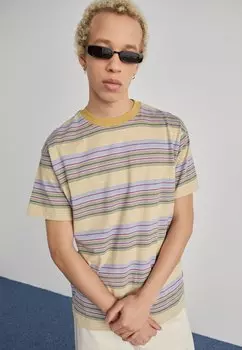 Футболка с принтом COBY Carhartt WIP, цвет beige/multi