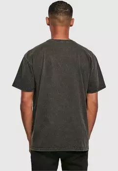 Футболка с принтом COCO SKULL PATTERN ACID WASHED ABSOLUTE CULT, черный