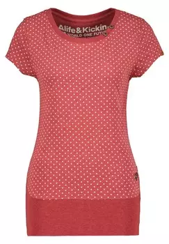 Футболка с принтом COCOAK B alife & kickin, цвет Mottled Red