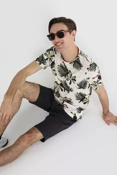 Футболка с принтом Colin'S, зеленый