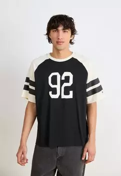 Футболка с принтом COLLEGE LOOSE CREWNECK Champion Rochester, темно-синий