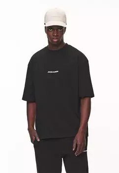 Футболка с принтом Colne Logo Tee Pegador, стираная черная