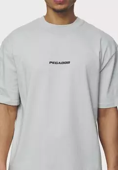 Футболка с принтом COLNE LOGO TEE Pegador, серый