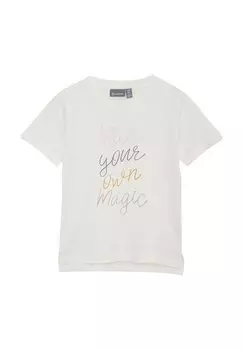 Футболка с принтом Color Kids, цвет snow white