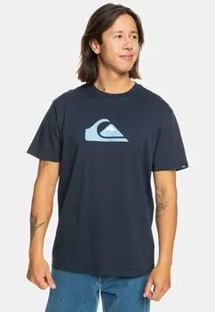 Футболка с принтом Comp Logo Quiksilver, цвет ktp
