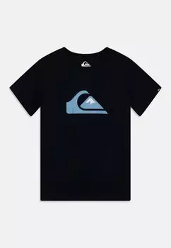 Футболка с принтом COMP LOGO Quiksilver, цвет dark navy