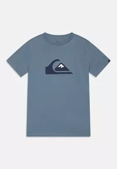 Футболка с принтом COMP LOGO Quiksilver, цвет blue shadow