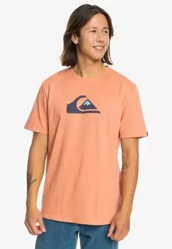 Футболка с принтом COMP LOGO Quiksilver, цвет mjr
