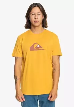 Футболка с принтом COMP LOGO Quiksilver, цвет ylc