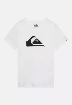Футболка с принтом COMP LOGO Quiksilver, цвет white