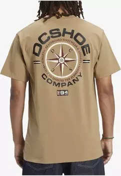 Футболка с принтом COMPASS DC Shoes, цвет cjz incense